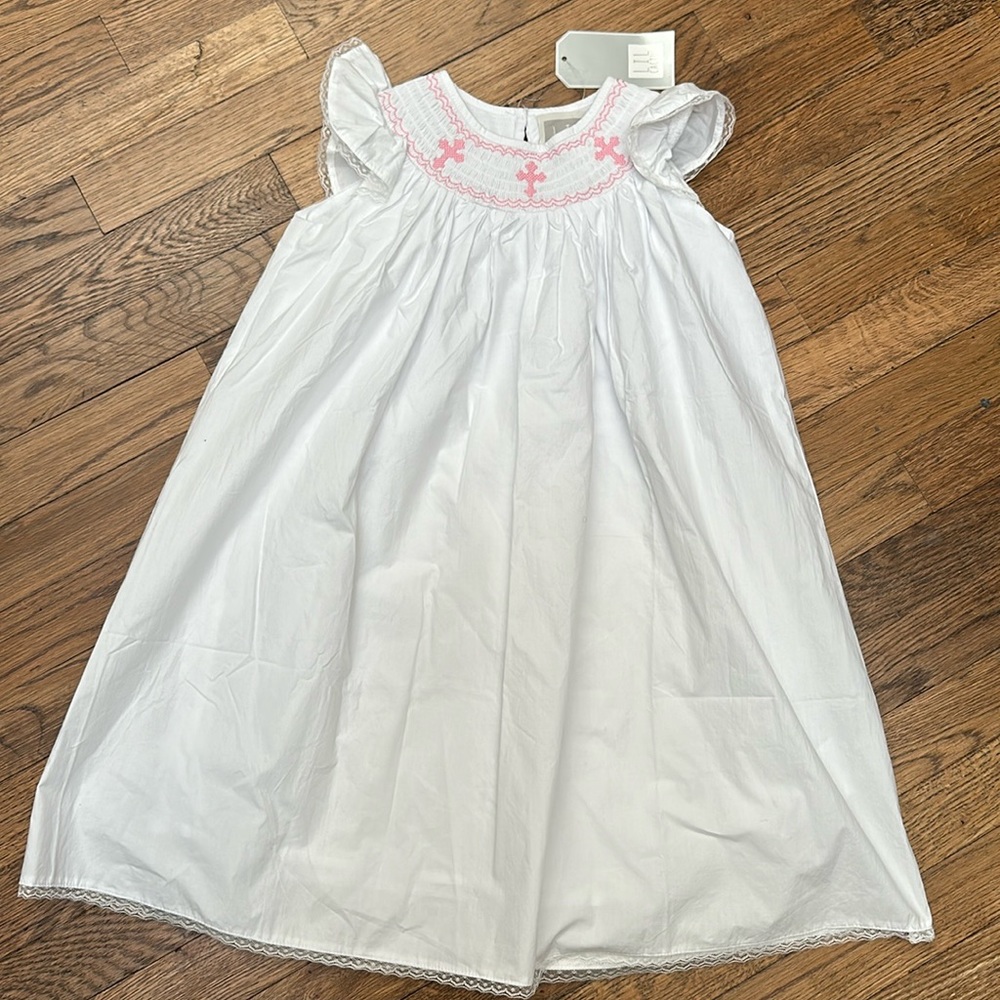 Brand New With Tags Lil Cactus Smocked Cross Dress